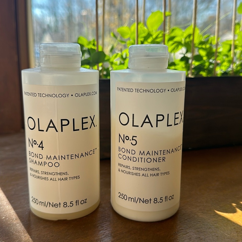 OLAPLEX bond maintenance shampoo AND conditioner.